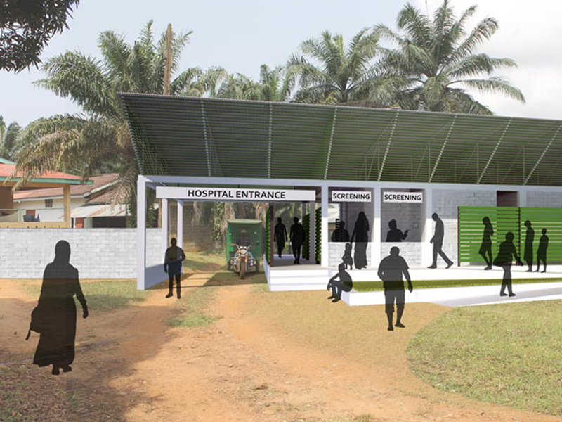 Ebola triage + isolation unit