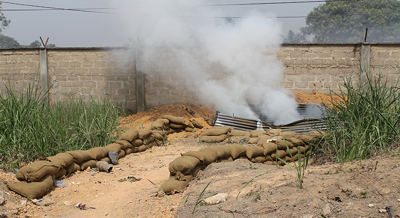 Koidu Hospital Medical Waste Burn Pit